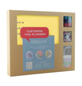 Filofax Clipbook A5 žlutý kreativní set