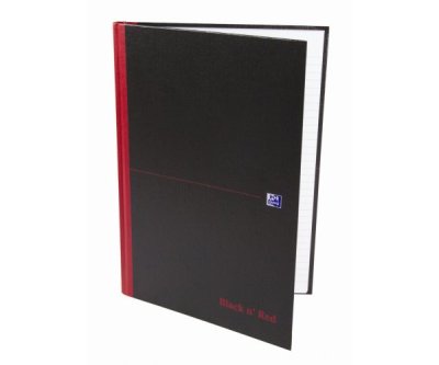 Oxford Black & Red A4 linkovaný zápisník