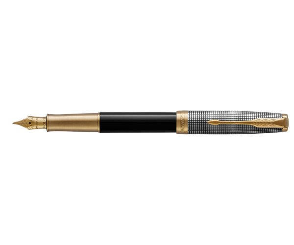 Parker Royal Sonnet Silver & Black GT, plnicí pero