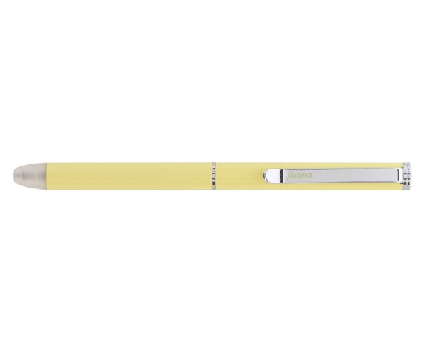 Filofax Clipbook Pastel Yellow, gumovací kuličkové pero