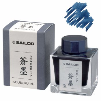 Sailor Sou-Boku, modročerný inkoust