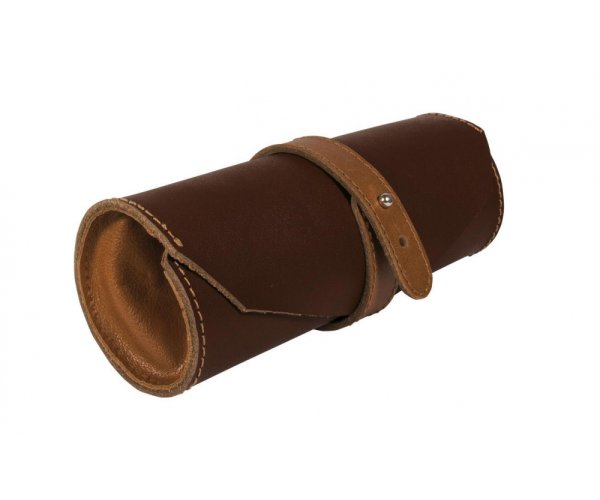 Online Roll kožené pouzdro hnědé