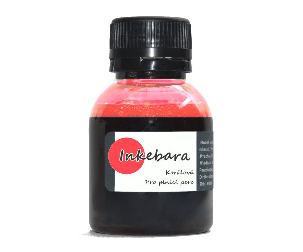 Inkebara Korálový lahvičkový inkoust