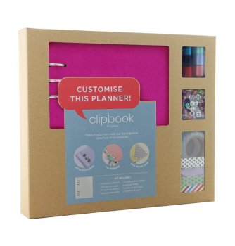 Filofax Clipbook A5 fuchsiový kreativní set