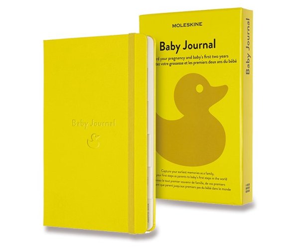 Moleskine Passion Baby Journal A5 žlutý zápisník