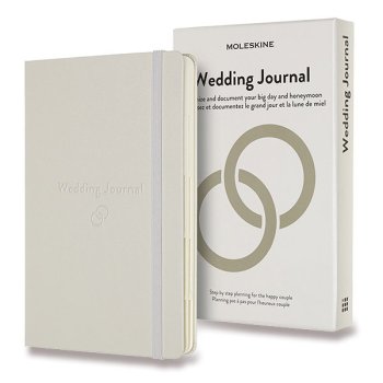 Moleskine Passion Wedding Journal A5 bílý zápisník