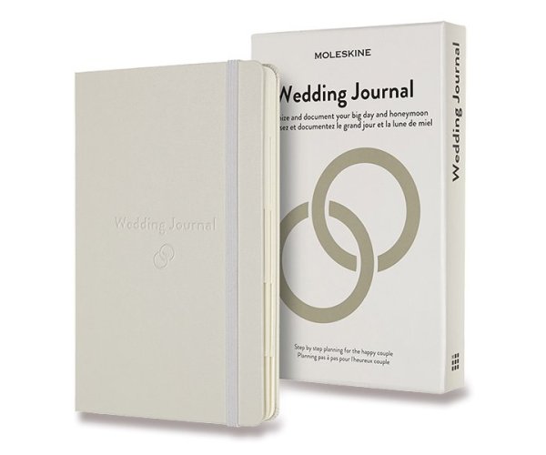 Moleskine Passion Wedding Journal A5 bílý zápisník