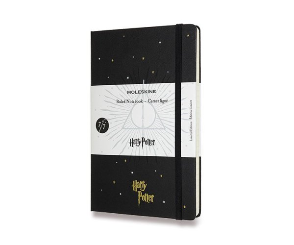 Moleskine Harry Potter Book 7 A5 černý zápisník