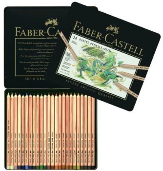 Pastelové tužky Faber Castell Pitt 24 ks