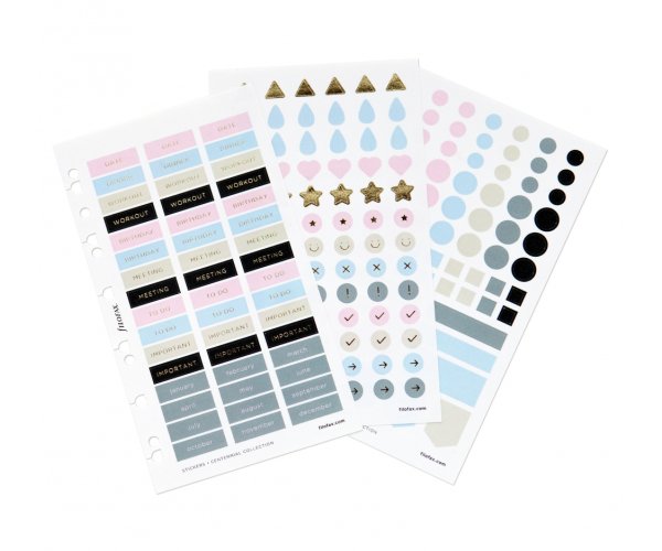 Filofax Centennial samolepky 