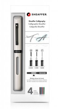 Sheaffer Calligraphy Mini Kit White, kaligrafické pero