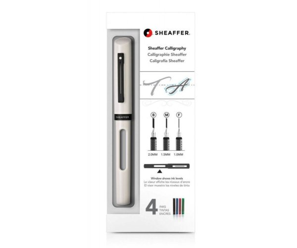 Sheaffer Calligraphy Mini Kit White, kaligrafické pero