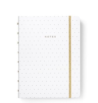 Filofax Moonlight White A5 zápisník