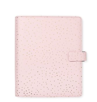 Diář Filofax Confetti Rose Quartz A5 