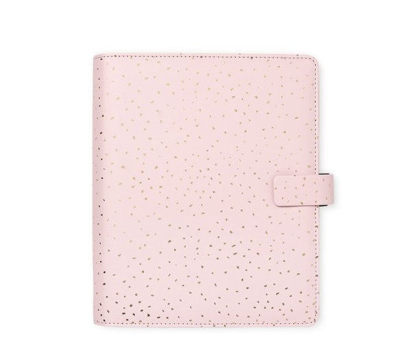 Diář Filofax Confetti Rose Quartz A5 