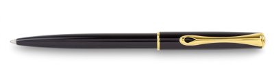 Diplomat Traveller Black Lacquer GT, kuličkové pero
