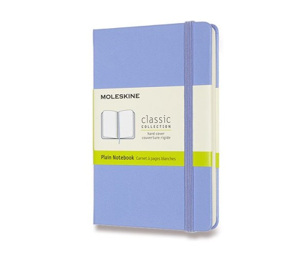 Zápisník Moleskine S čistý nebesky modrý tvrdé desky