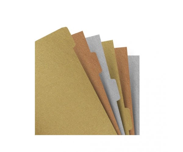 Filofax metalické rozřazovače do zápisníků A5