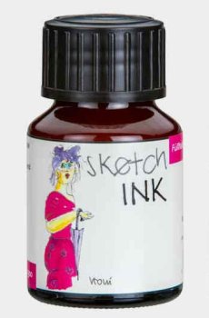 Rohrer & Klingner Sketchink Vroni lahvičkový inkoust růžový 50 ml