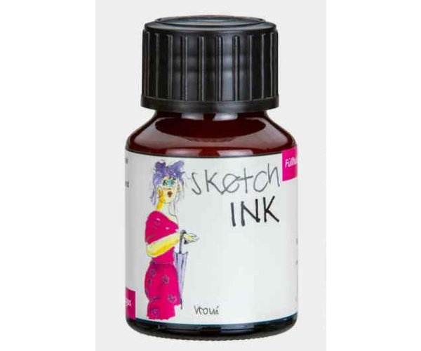 Rohrer & Klingner Sketchink Vroni lahvičkový inkoust růžový 50 ml