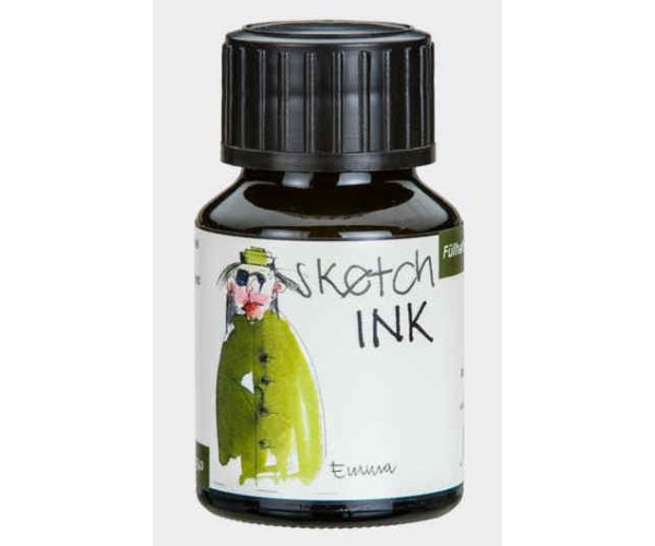 Rohrer & Klingner Sketchink Emma lahvičkový inkoust tmavě zelený 50 ml