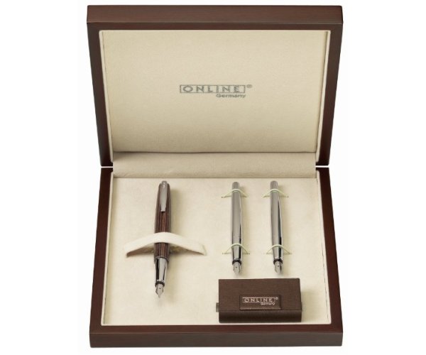 Online Business Wood Art, kaligrafická sada