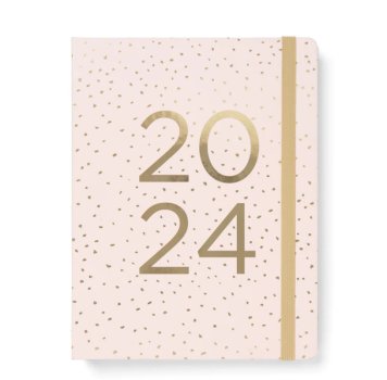 Filofax Confetti Rose Quartz A5 plánovač 2024