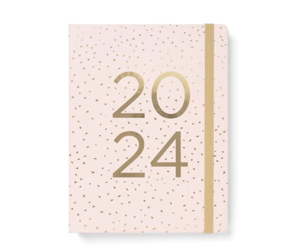 Filofax Confetti Rose Quartz A5 plánovač 2024