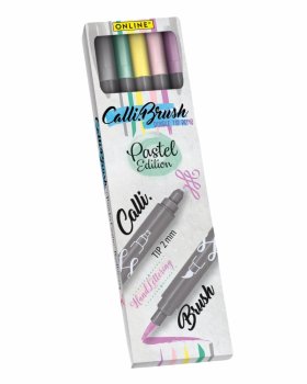 Online Calli.Brush Pastel kaligrafické fixy 5 ks