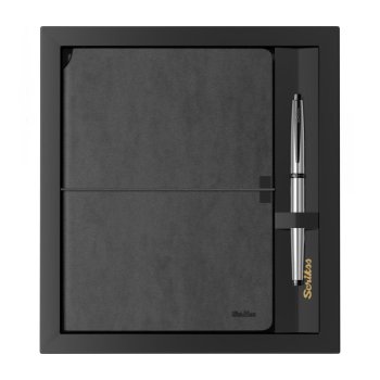 Scrikss Metropolis Gun Metal BT roller se zápisníkem