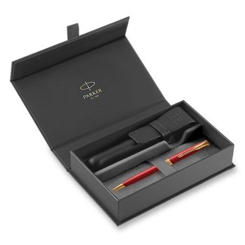 Parker Royal Sonnet Red GT, dárková sada s pouzdrem
