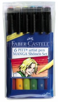 Faber Castell Pitt Manga - Shonen 6 ks