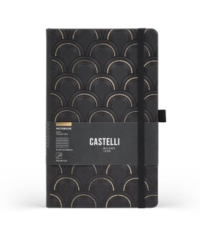 Castelli Gold Art Deco L linkovaný zápisník