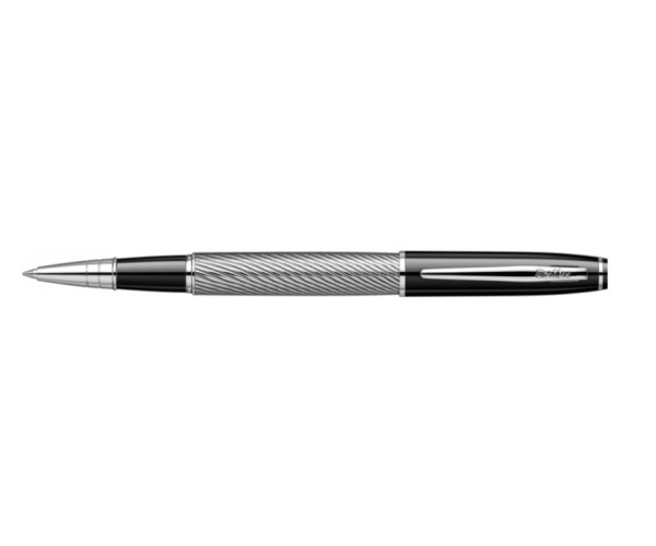 Scrikss Noble Black Chrome Spiral CT, keramické pero