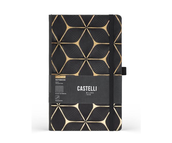 Castelli Gold Flower L linkovaný zápisník