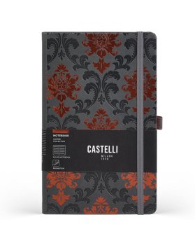Castelli Copper Baroque S linkovaný zápisník