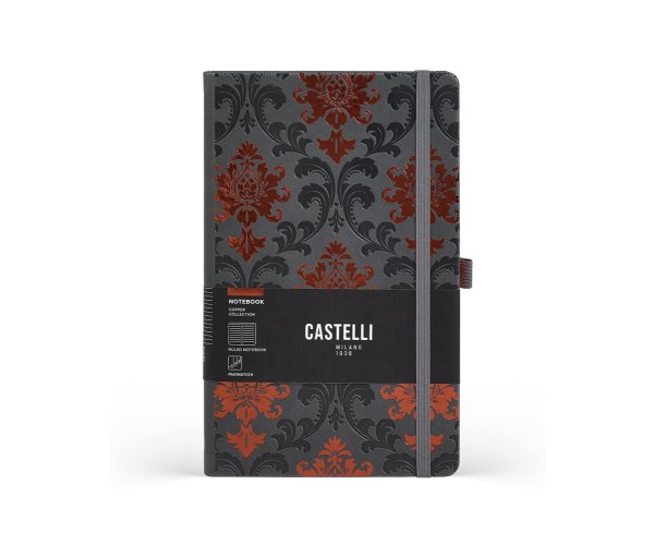 Castelli Copper Baroque S linkovaný zápisník