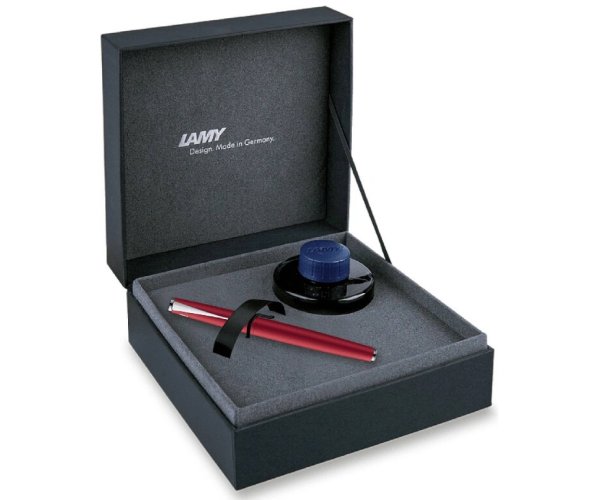 Lamy Studio Royal Red Matt, dárková sada s inkoustem