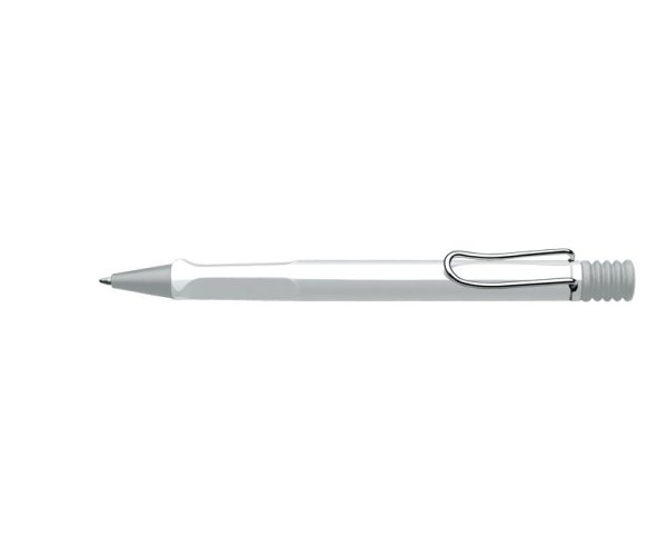 Lamy Safari Shiny White, kuličkové pero