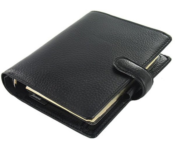 Filofax Finsbury kapesní černý diář