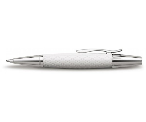 Faber Castell E-Motion Rhombus White, kuličkové pero