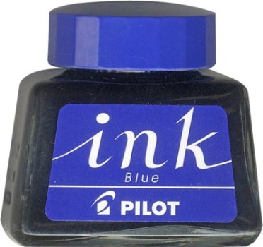 Pilot Blue, modrý lahvičkový inkoust