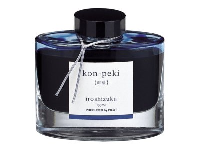 Pilot Iroshizuku Kon-Peki - Deep Cerulean Blue, lahvičkový inkoust