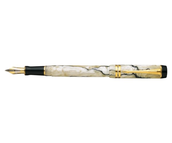 Parker Duofold Pearl & Black INT, plnicí pero