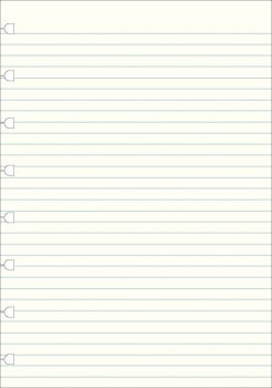 Filofax náhradní listy do zápisníků A5 - linkované