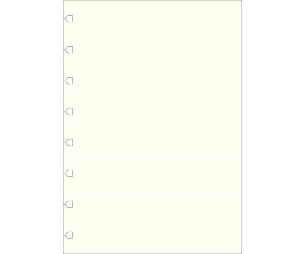 Filofax náhradní listy do zápisníků A5 - čisté