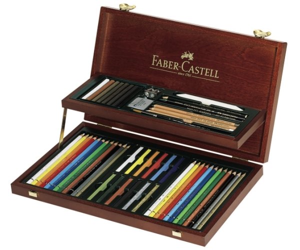 Faber Castell Art & Graphic dřevěná kazeta 54 ks
