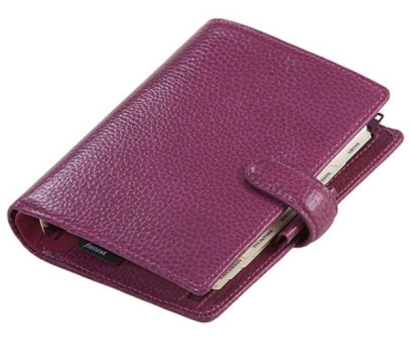Filofax Finsbury kapesní malinový diář