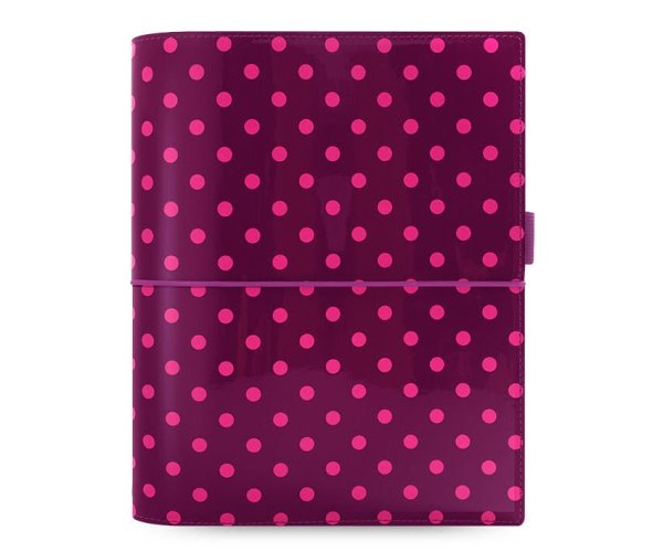Diář Filofax Domino Patent A5 fuchsiový