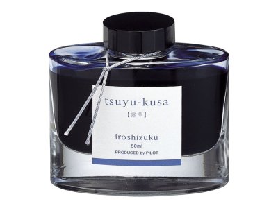 Pilot Iroshizuku Tsuyu-Kusa - Asiatic Dayflower, lahvičkový inkoust